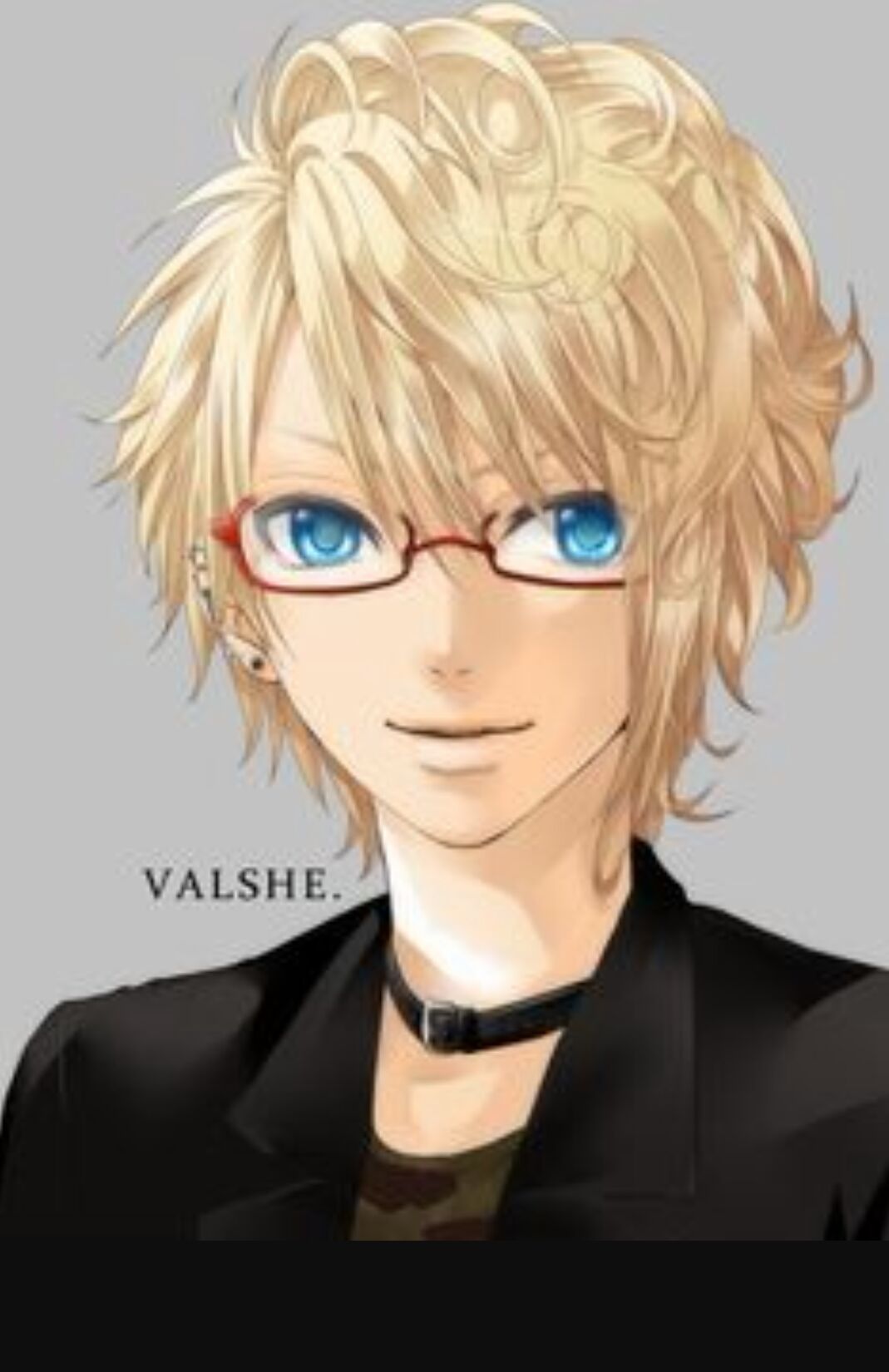 Featured image of post Anime Guy With Curly Hair And Glasses