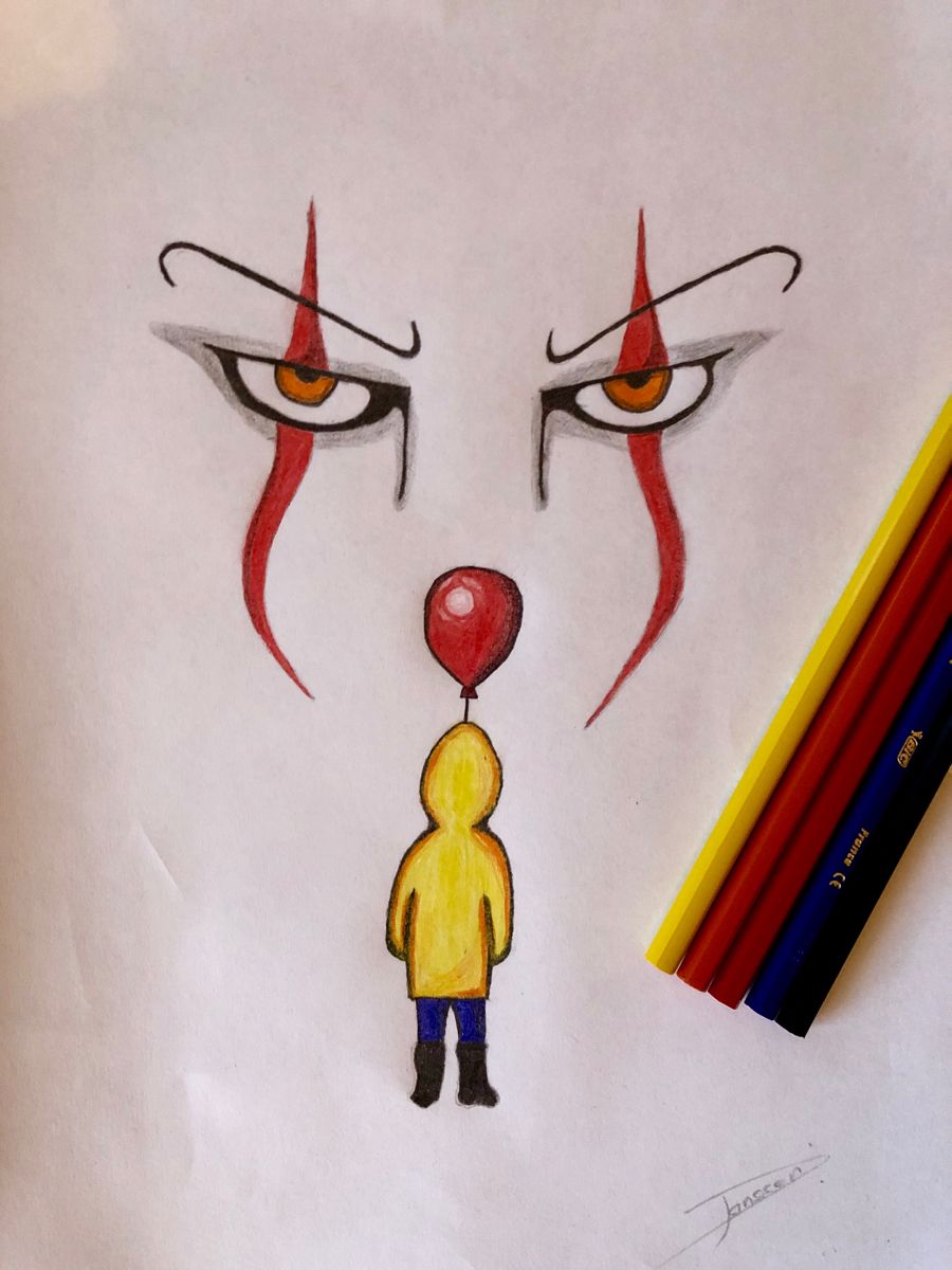 Featured image of post Pennywise Drawing Easy